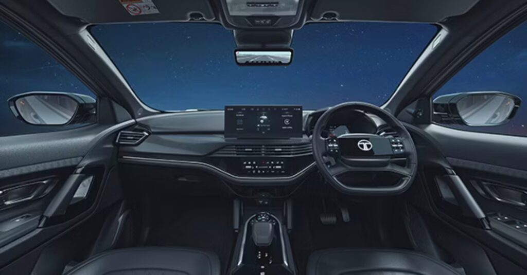 Tata harrier EV interior