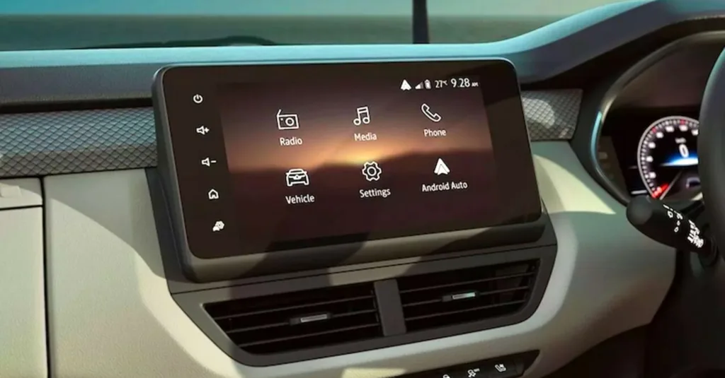 Renault Kiger facelift 2025 dashboard 