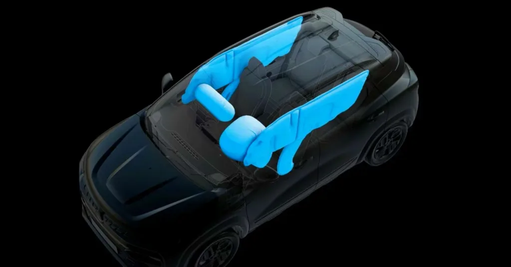 Renault Kiger facelift airbags 